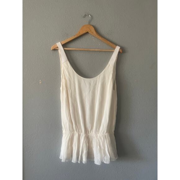 Alice and Olivia Silk Peplum Top - Picture 1 of 6